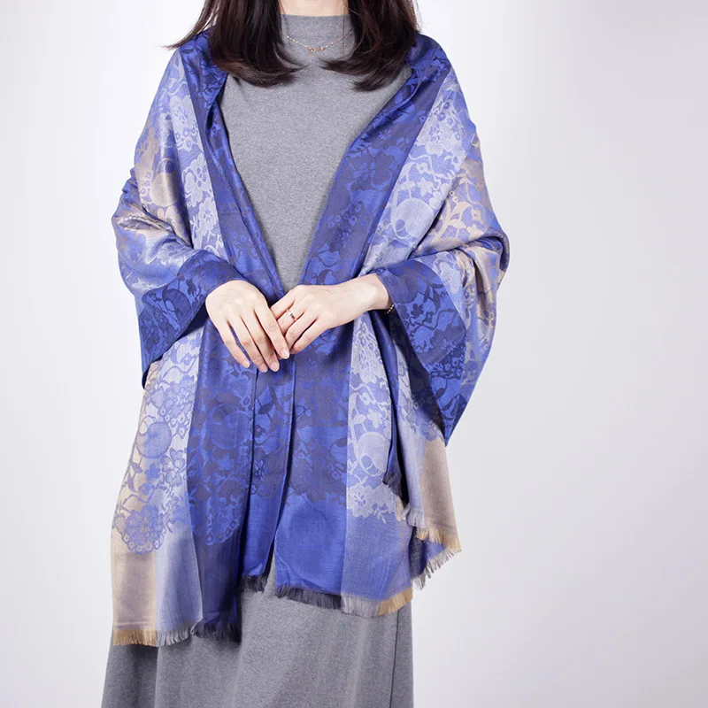 

Весенний осенний женский хлопковый шарф с принтом и кисточками, женские шарфы, универсальные Большие Дизайнерские шарфы для женщин