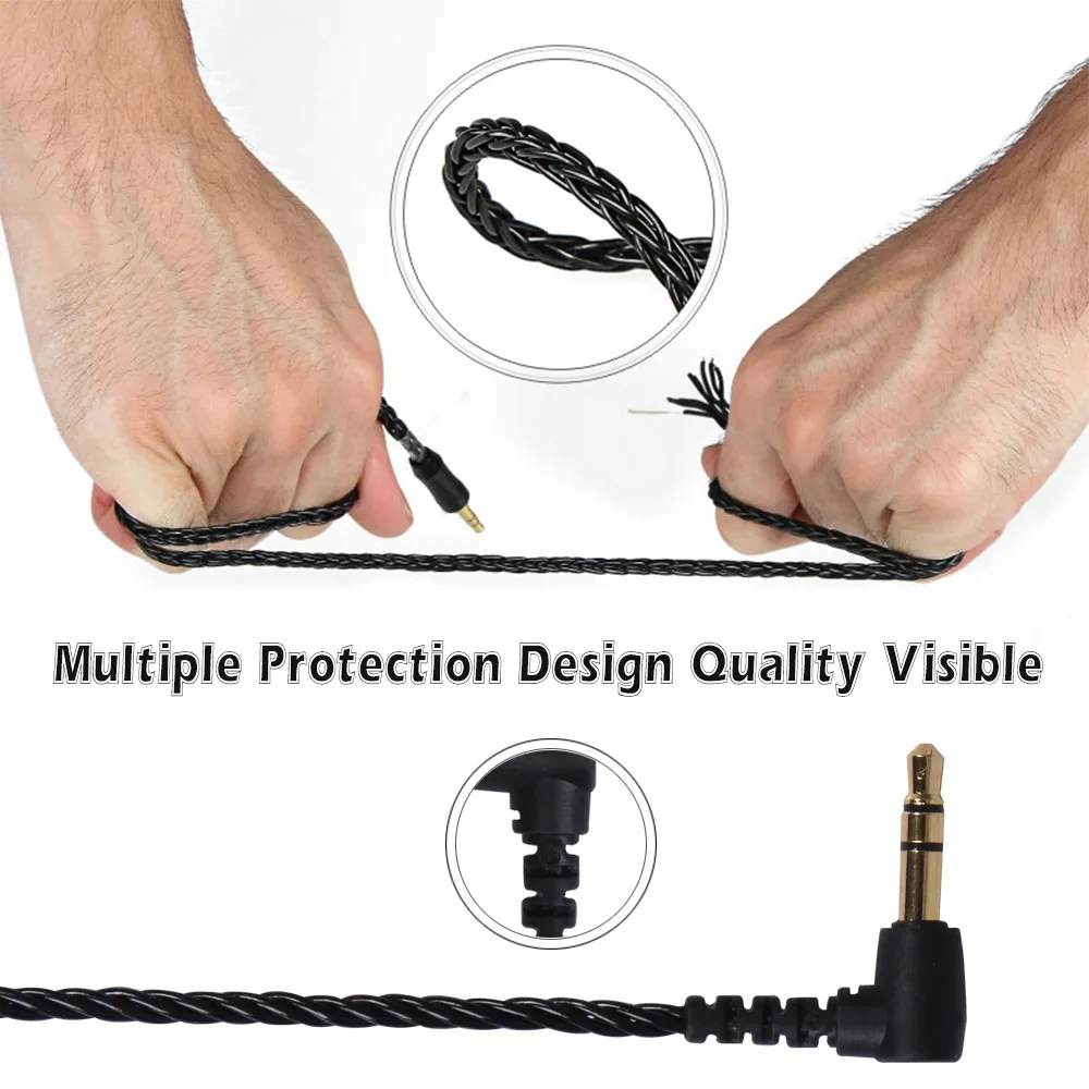 FDBRO 3 5 мм 4 жильный однокристальный посеребренный медный провод Hifi кабель для