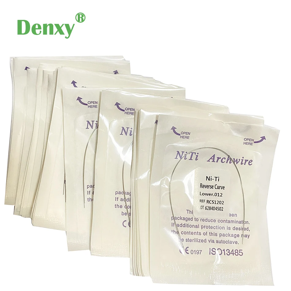 Стоматологическая Ортодонтическая изогнутая архивная проволока Denxy круглые