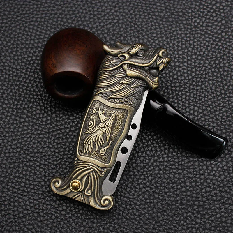 Многофункциональная Бутановая Зажигалка Dragon Tiger Head креативный портативный