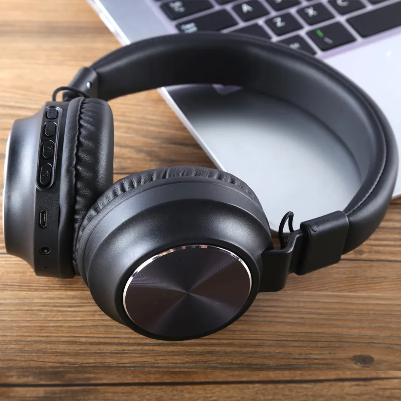 Yulass беспроводные Bluetooth наушники мужские и женские серые Новое поступление большие наушники Игровые головные уборы для видеоигр