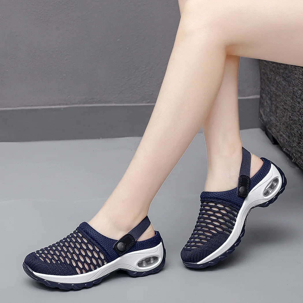 

summer New style personality fashion sports breathable two-wear women's platform sandals and slippers