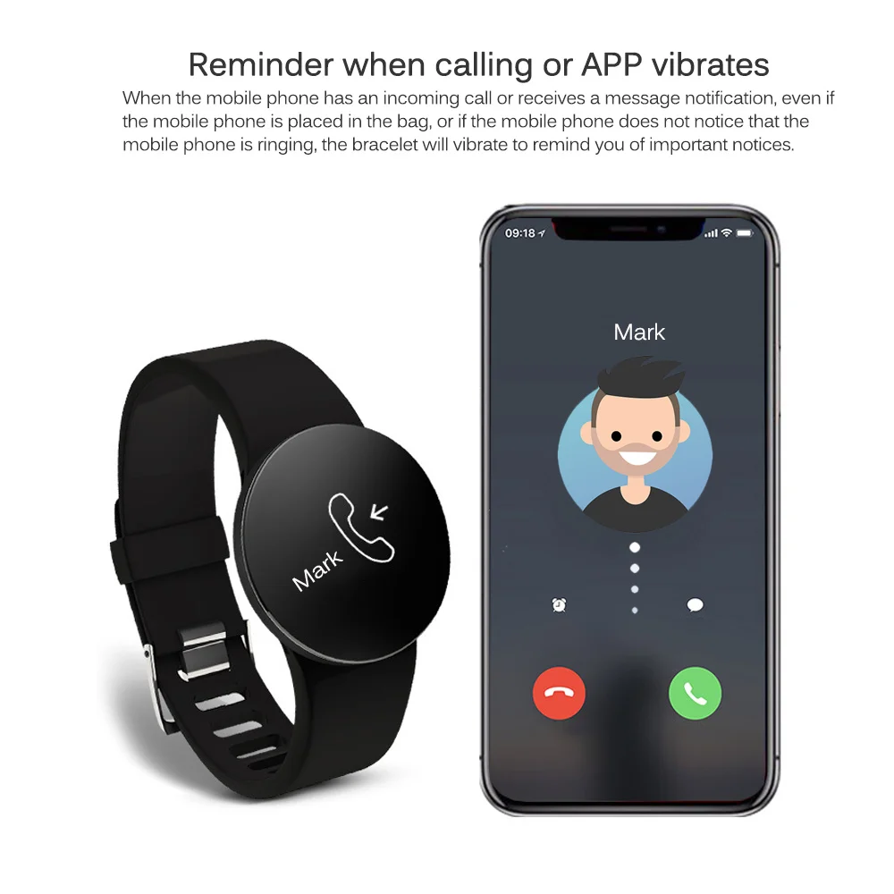 Смарт часы фитнес трекер IP67 мониторинг сна запись напоминание Bluetooth браслет для