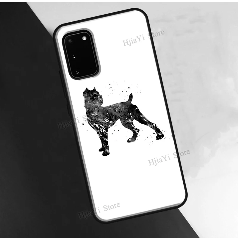 Чехол для телефона итальянский мастиф тростника Корсо Samsung Galaxy S22 Ultra S21 S20 FE Note 20 S8
