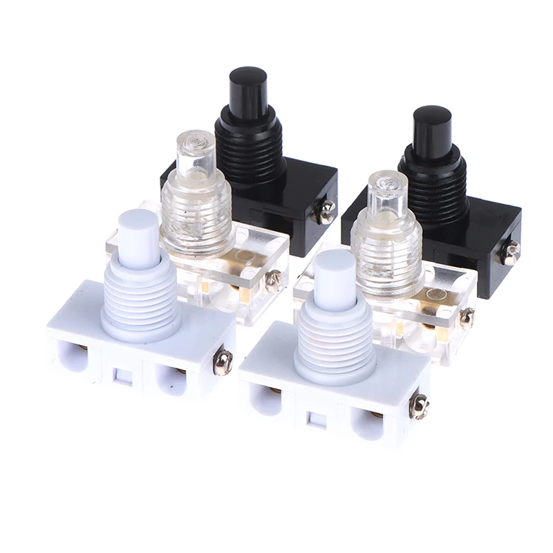 

4Pcs Inline Foot Pedal Push Button Switch Type Lamp Lighting Foot Control