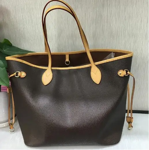 

Excellent Quality Bags For Women 2021 Shopping Handbags Luxury Brand Shoulder Bag Canvas Leather Neverful Bag MM/GM