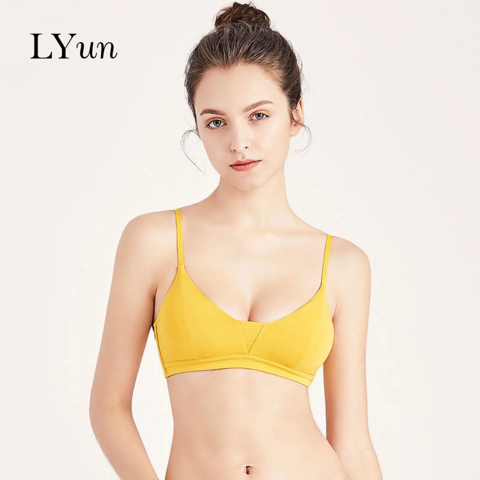 LY Белье для сна без косточек удобный дышащий бесшовный студенческий маленький