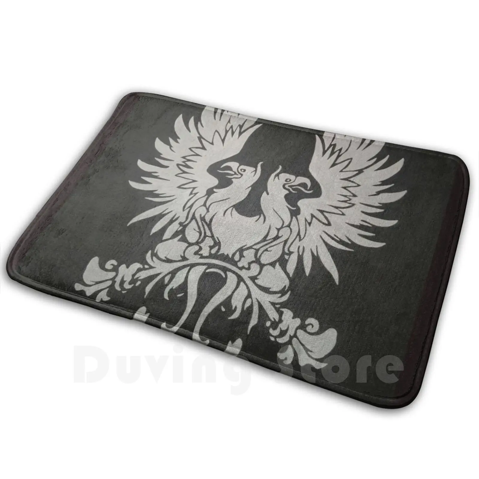 

Grey Warden Mat Rug Carpet Anti-Slip Floor Mats Bedroom Dragon Age Da Warden Grey Warden