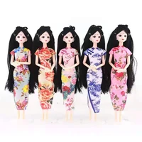16 bjd dolls accessories chinese ancient style qipao dresses for barbie doll clothes clothing classic princess dresses kids toy
