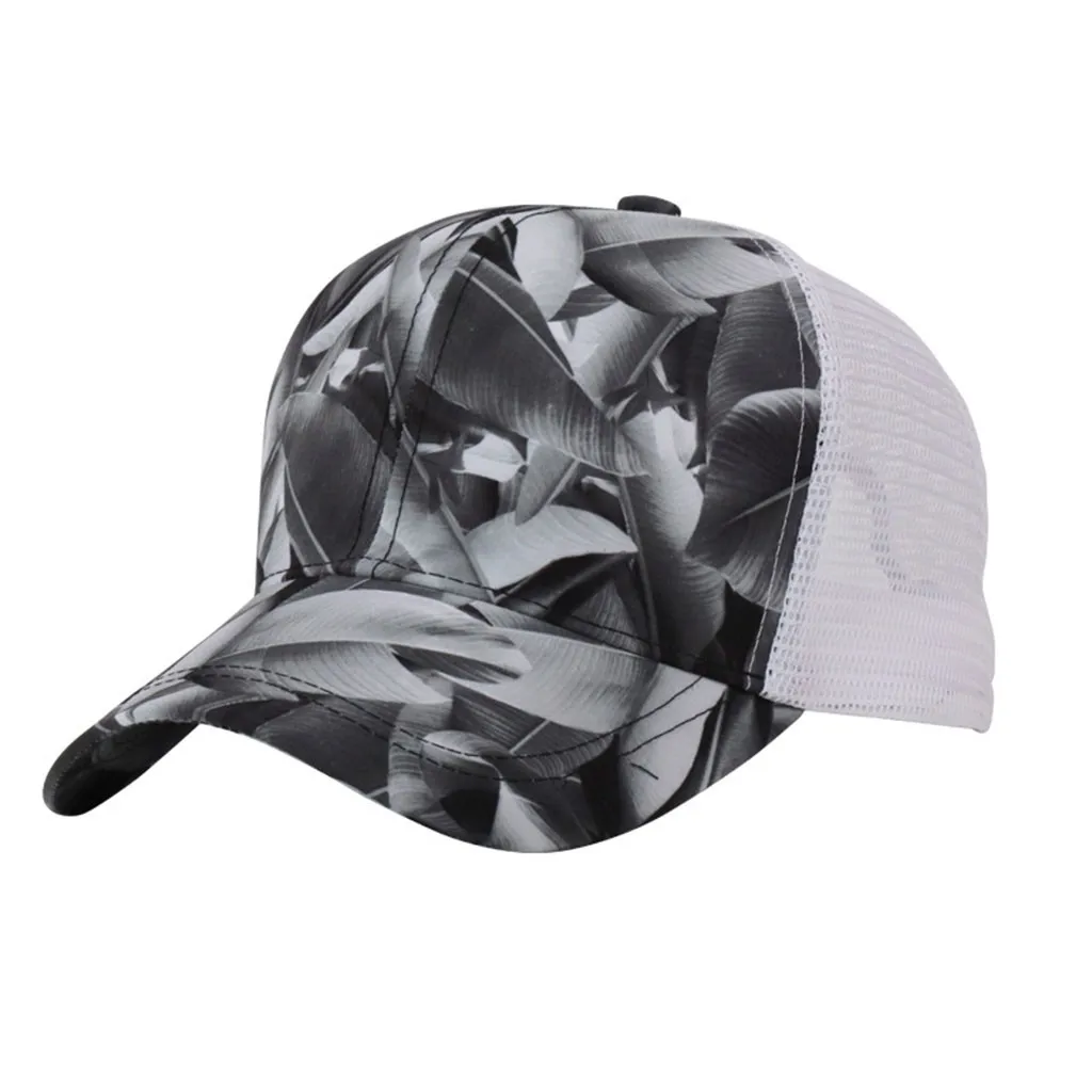 

Cap Summer Print Ponytail Messy Buns Trucker Plain Baseball Visor Unisex Hat Hip Hop Casual Breathable Windproof Hat Czapka