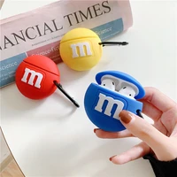 red yellow blue m beans 2021 airpods 3 case apple airpods 2 case cover airpods pro case iphone earbuds accessories airpod case