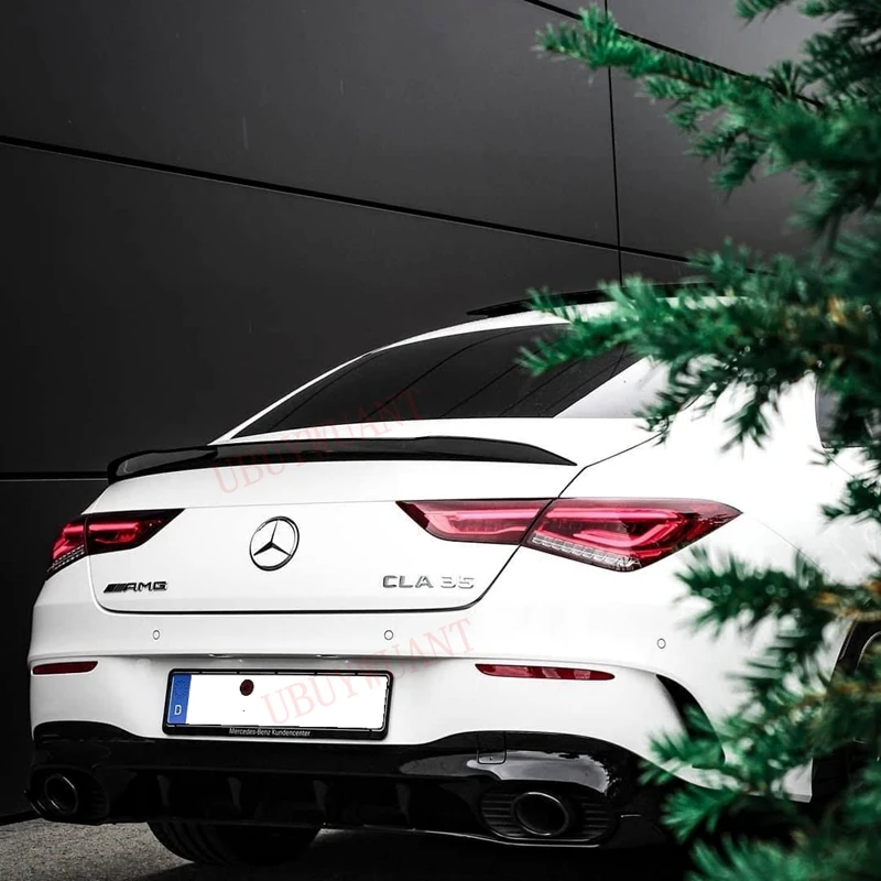 

Car Lip Spoiler For Mercedes Benz W118 C118 CLA35 CLA180 CLA200 CLA250 CLA45 AMG Line 2019-2024 Rear Trunk Spoiler Tail Wings