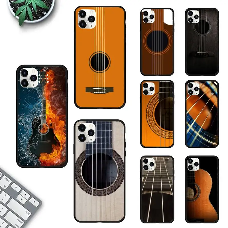 

Guitares Instrument Phone Case For iPhone 13 11 12 Pro max 8 7 6S Plus X XS MAX 5S SE XR Funda capa