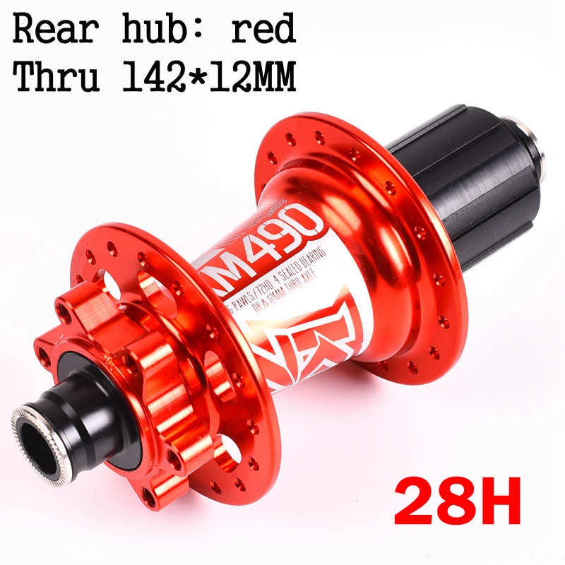 Ступицы Koozer XM490 28 32 36 с отверстиями задние ступицы MTB 4 подшипника горный велосипед
