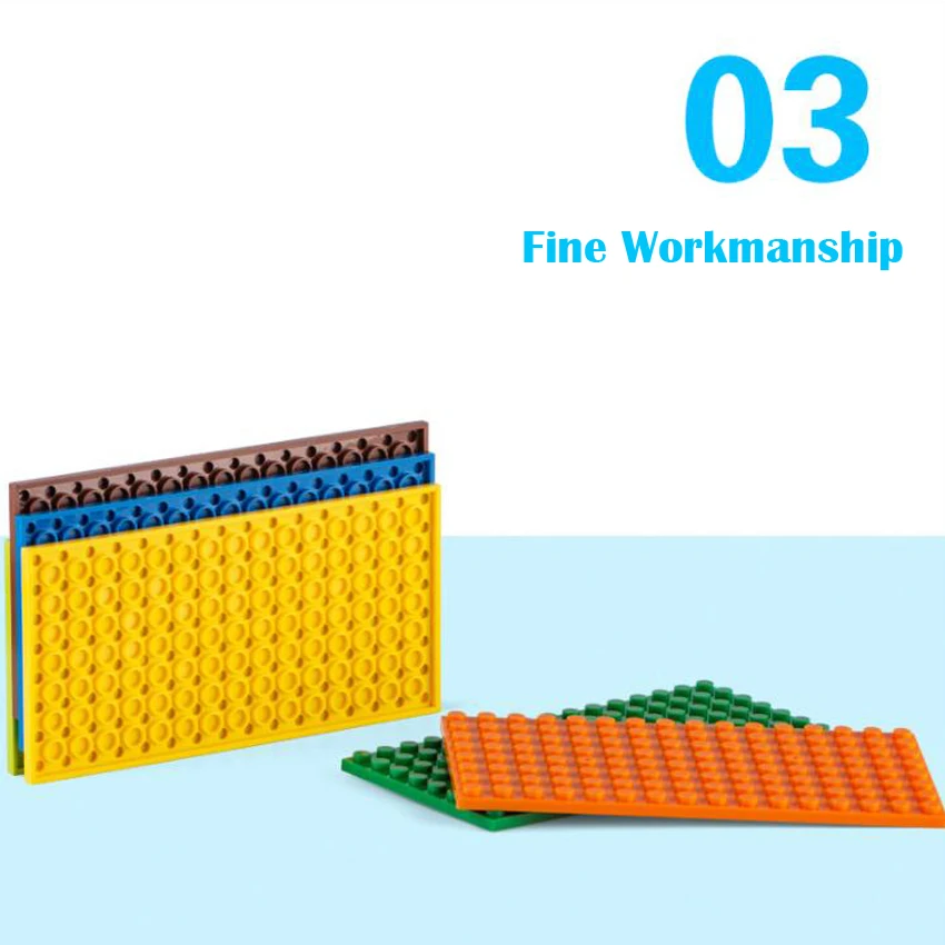 Строительный блок Smartable Plate 8X16 MOC детали игрушки для детей развивающие креативные