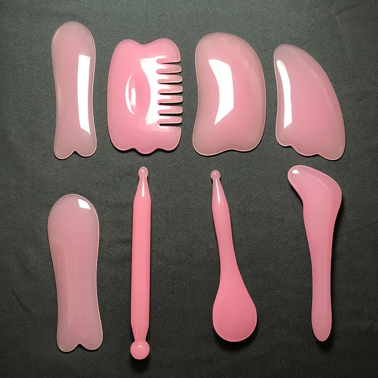 Новинка 2020 натуральный Нефритовый камень гуаша лицо тело голова шея массажный