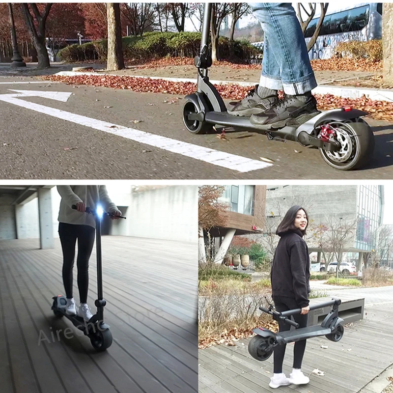 ЕС сток Mercane Widewheel широкое колесо KickScooter 48 в 500 Вт/1000 Вт Двойной Мотор Складной умный электрический скутер Ховерборд
