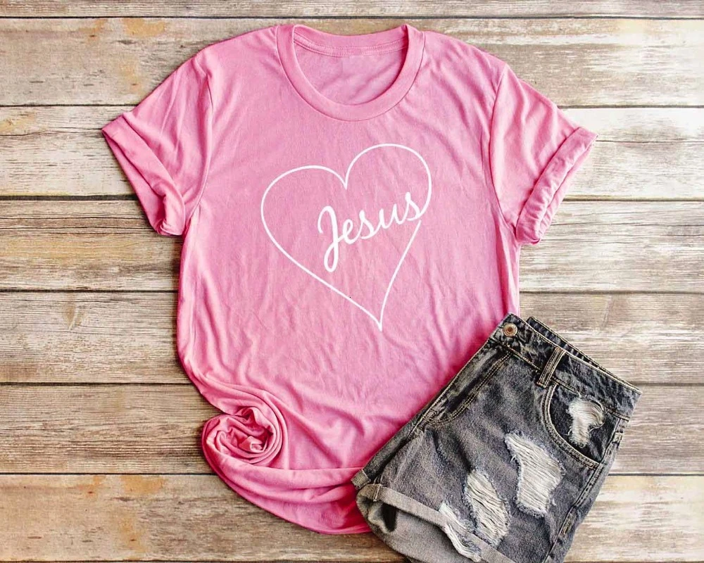 

Jesus Heart Shirt Unisex Christian Valentine Shirt Christian T Shirts Women Gift Heart Shirts graphic faith tees top- K334