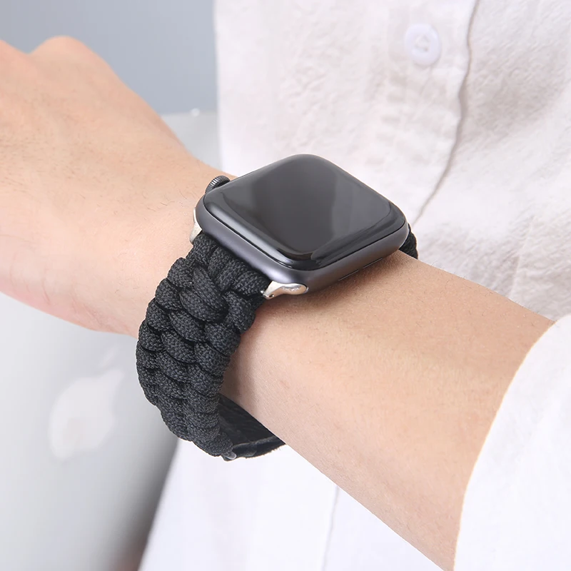 

Ремешок для часов Apple Watch band 44 мм 40 мм 42 мм 38 мм, браслет для выживания на открытом воздухе, аксессуары для часов Iwatch se 5 6 4