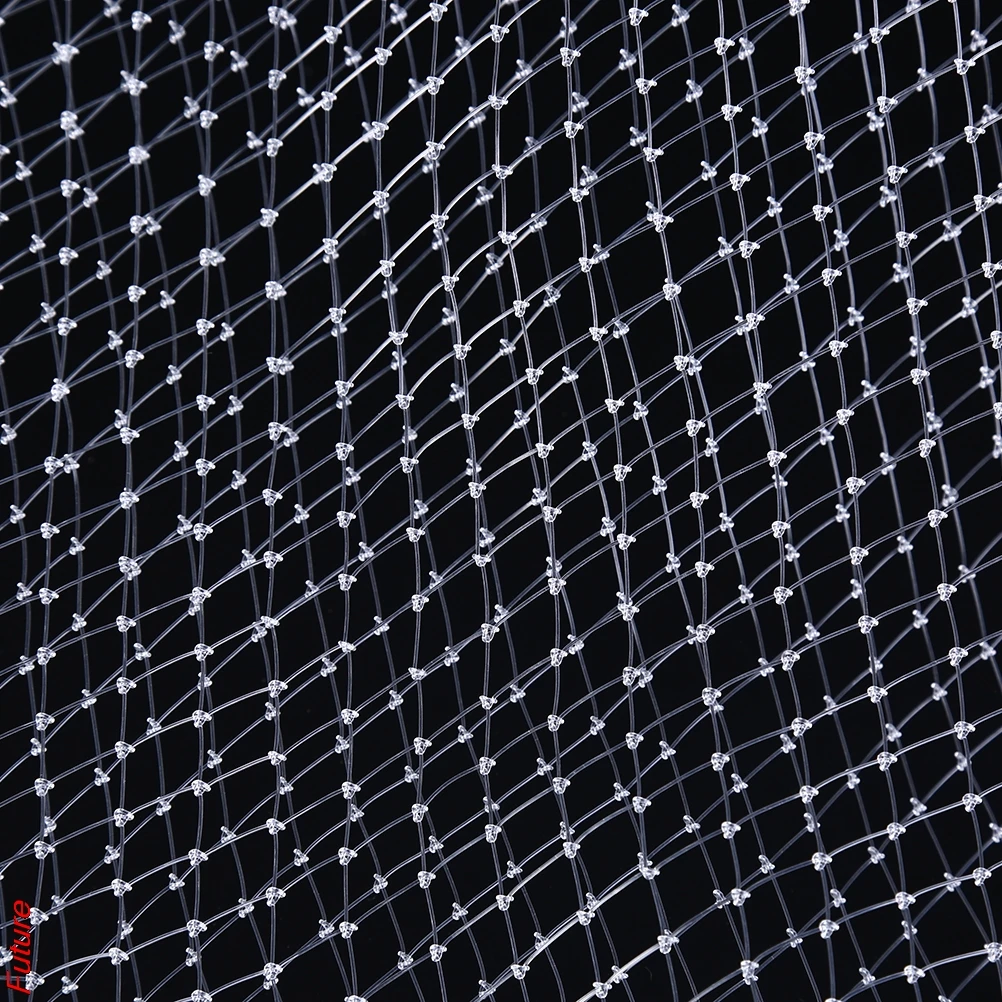 

New Product Nylon Net Small Hole Diameter Portable Fishing Net Mesh Net Foldable Hole Fishing Tool 30/40/50/60cm