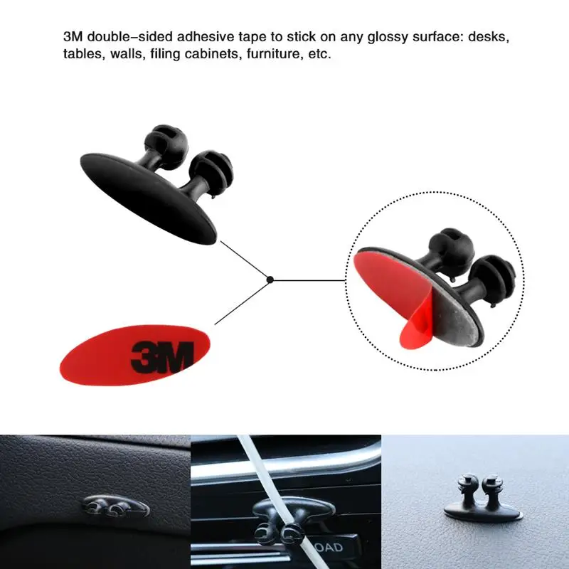 8 шт. автомобильное зарядное устройство зажим для наушников/USB кабель