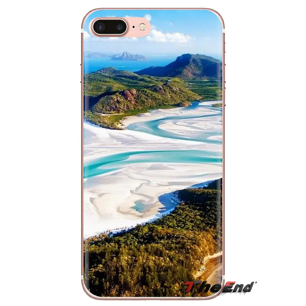 For Samsung Galaxy S2 S3 S4 S5 MINI S6 S7 edge S8 S9 Plus Note 2 3 4 5 8 Coque Fundas The Great Barrier Reef Wonder TPU Bag Case |