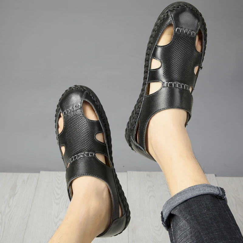 Zapatos дышащие лезвия Модные мужские повседневные пляжные водные сандалии для