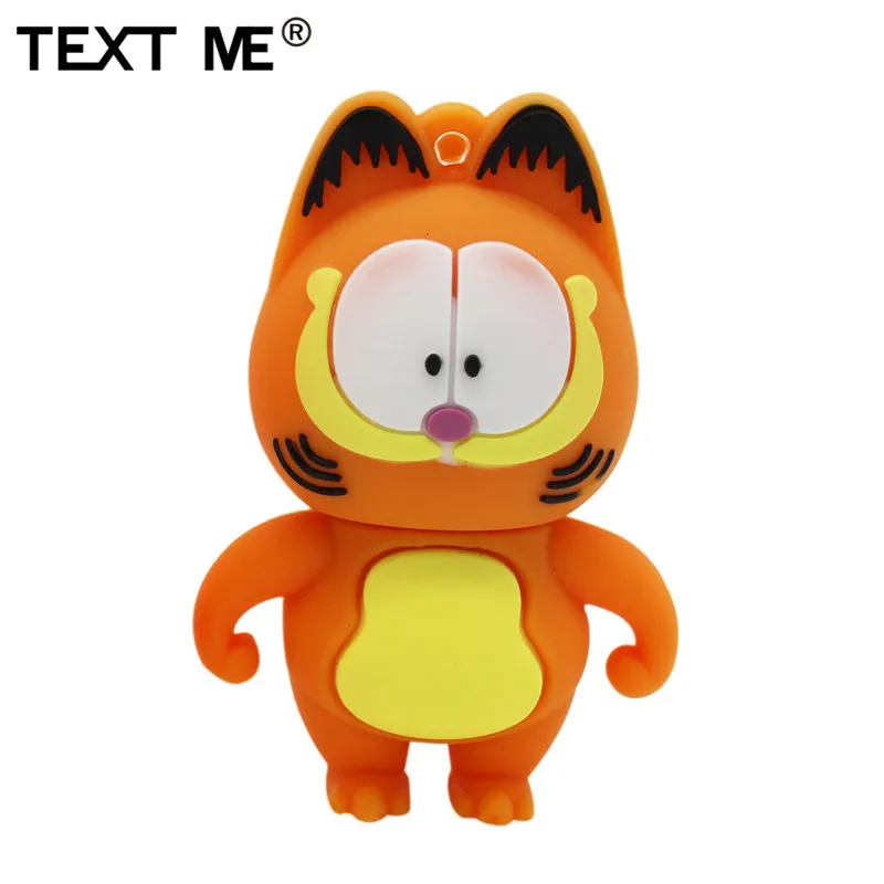 Usb флеш накопитель TEXT ME красивый милый мини 64 ГБ Garfield usb 2 0 4 8 16 32 флэш накопитель|USB