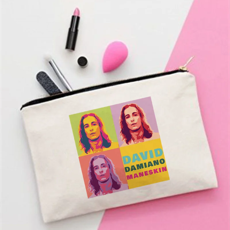 

Women MANESKIN zitti e buoni Diversity Rainbow Fashion Women Cosmetics Organizer Bag for Travel Storage Bag for Lady small Bag