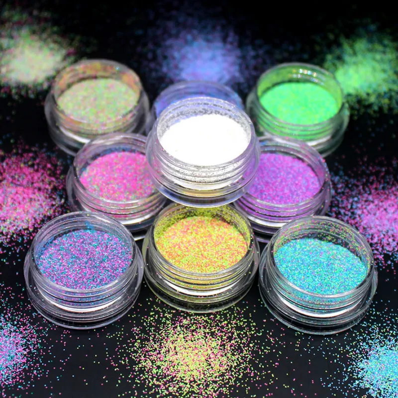 1 шт. Набор цветных блестящих 3d ногтей набор для самостоятельного дизайна