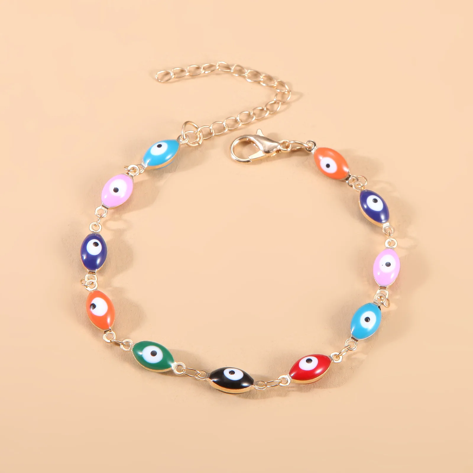 

Bohemian Style Fashion Simple Eye Shape Bracelet Personalized Women's Bracelet Casual Party Jewelry Daily Collocation
