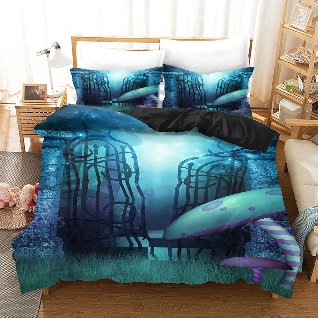 

3D Bedding Set King Size Leopard Pattern Duvet Cover And Pillowcase Home Textiles 2/3pcs Adults Bedroom Decor