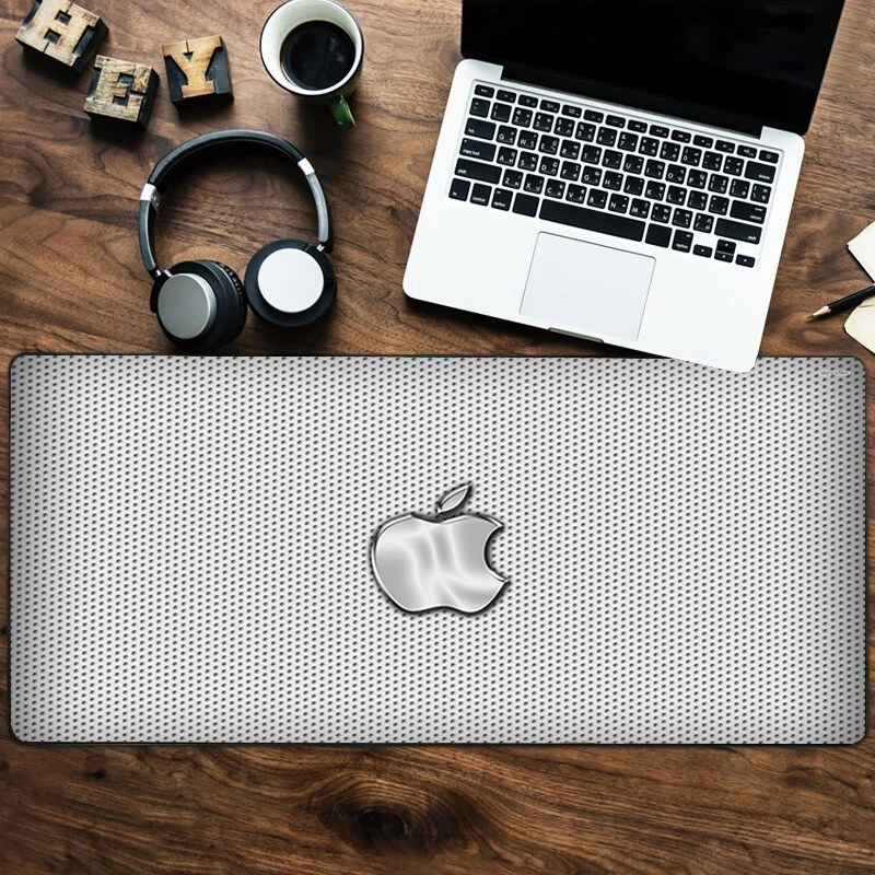 

Mouse Pad pattern design Washed Office Dedicated Computer Accessories Wholesale Natural Rubber Mat pc mouse pad Apple logo