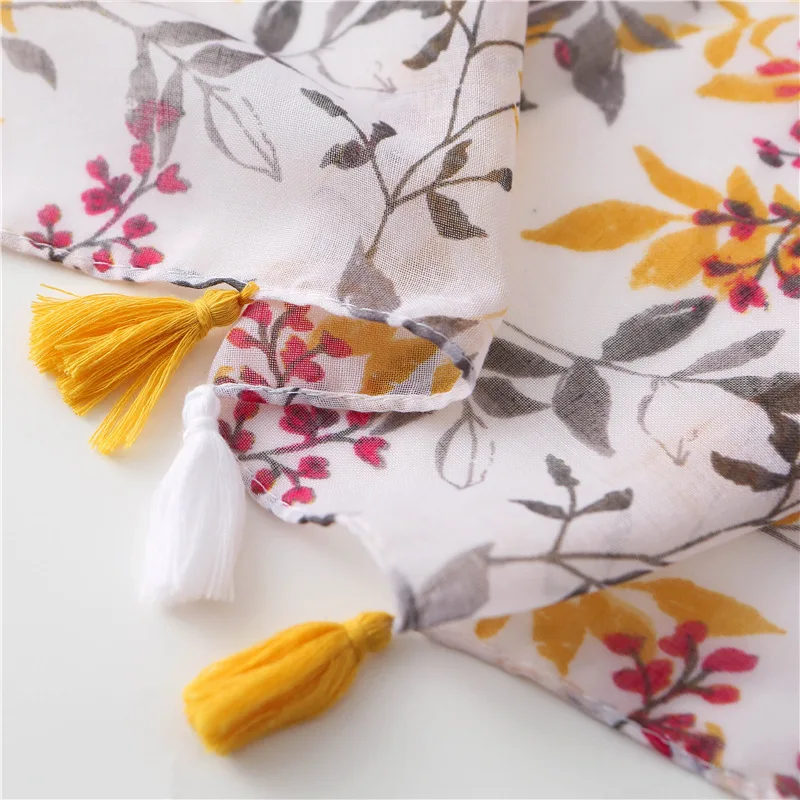 

Fashion New style Autumn and winter women's cotton material silk scarves lady Cotton scarf Luxury brand Sunscreen Print shawl