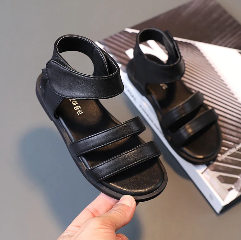 Сандалии для девочек с мягкой подошвой маленькая обувь принцессы летние высокие