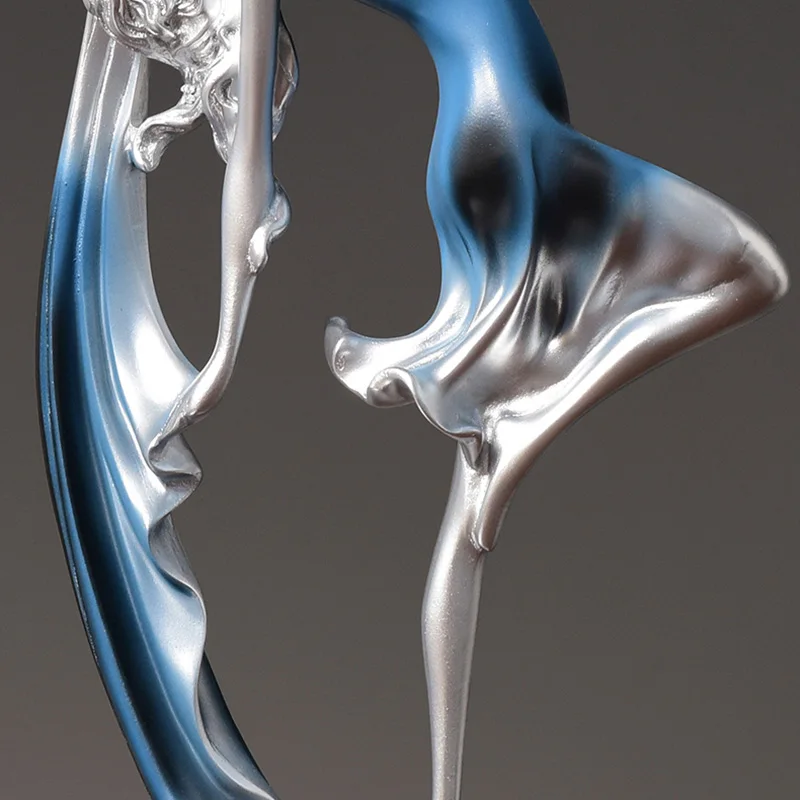 

Nordic Style Creative Ornaments Dancing Girl Gift Simple Living Room Wine Cooler TV Cabinet Home Decorations