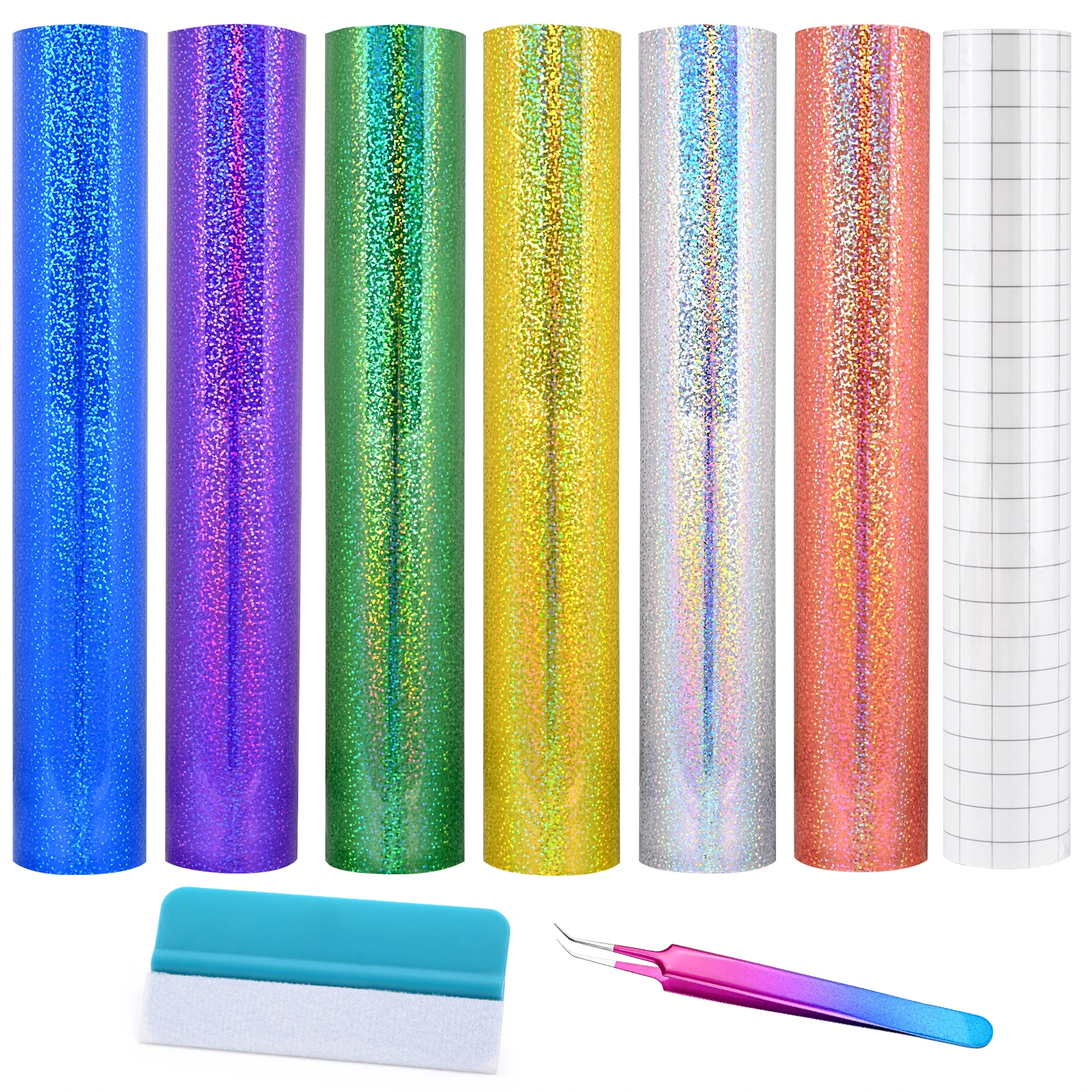 EHDIS голографическая блестящая ПВХ Виниловая пленка самоклеящаяся постоянная