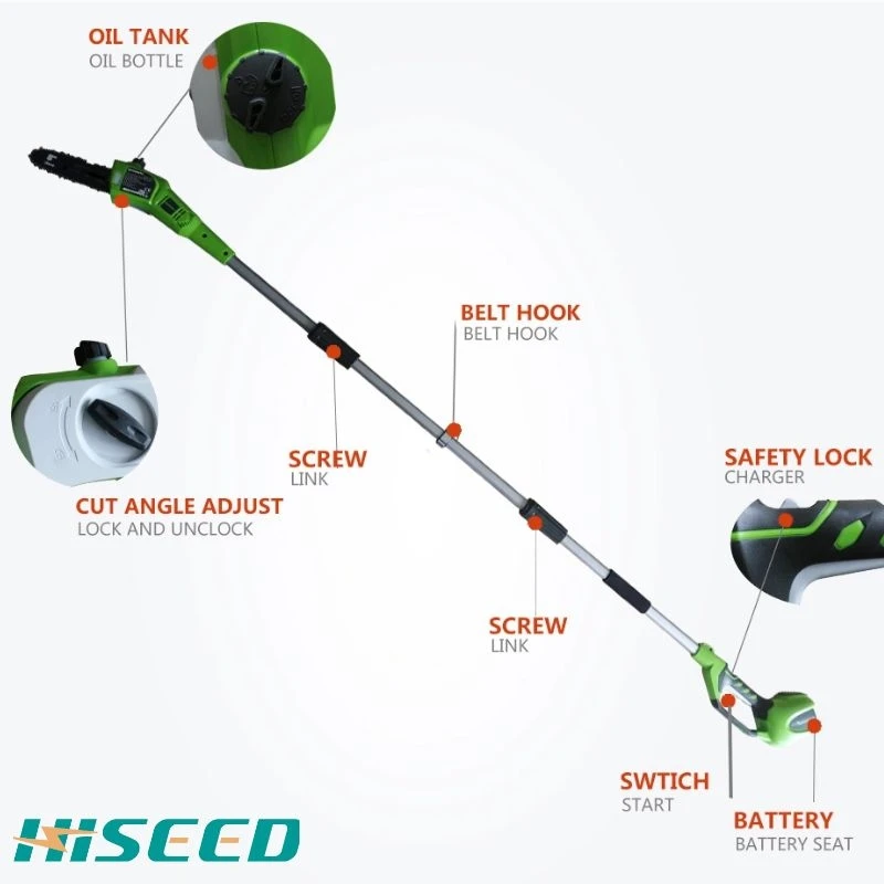 

40V Lithium Cordless Extendable Electric Long Reach Pole Chain Saw Machine