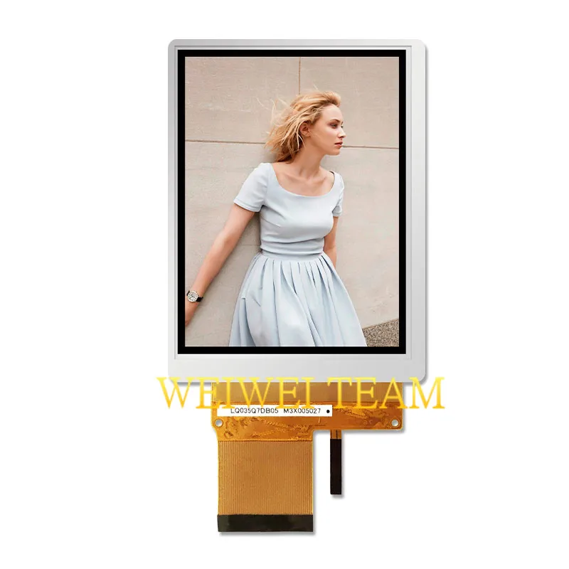 ЖК-экран Wisecoco 3,5 дюйма LQ035Q7DB05 TFT, панель дисплея для КПК, портативное устройство 50 контактов 240*320