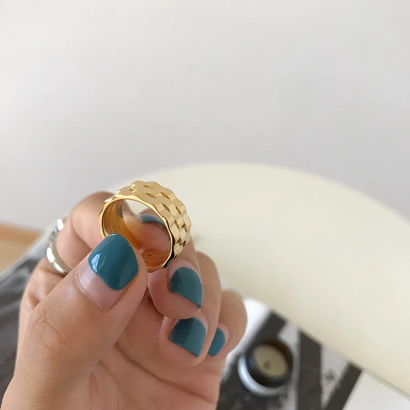 Женские квадратные кольца из серебра 925 пробы с жемчугом | Украшения и аксессуары