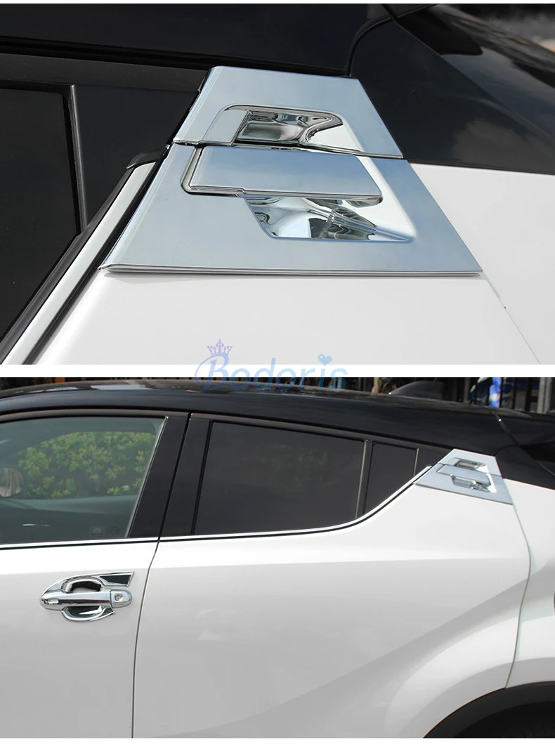 For Toyota C-HR CHR 2016 2017 2018 Carbon Fiber Color Door Handle Cover Bowl Insert Trim Chrome Car Styling Accessories | Автомобили и