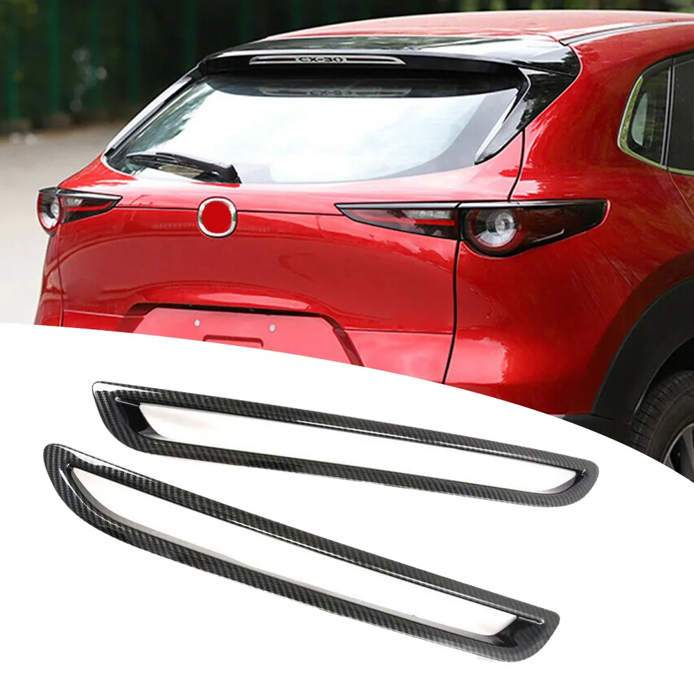 

Carbon Fiber Black Fog Light Cover For Mazda CX-30 19-20 Lamp Parts Rear