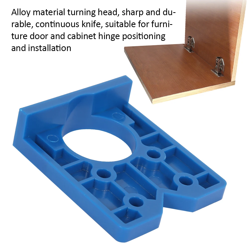 

35mm Hinge Drilling Jig Concealed Guide Hinge Hole Drilling Guide Locator Woodworking Hole Opener Door Cabinet Accessories Tool
