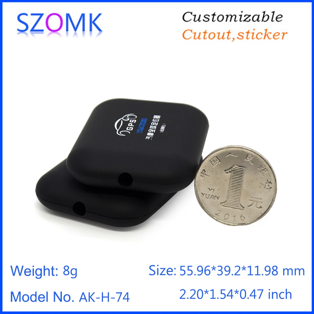 Пластиковый корпус для электроники szomk 56*39*12 мм 1 шт. пластиковый локатора с GPS