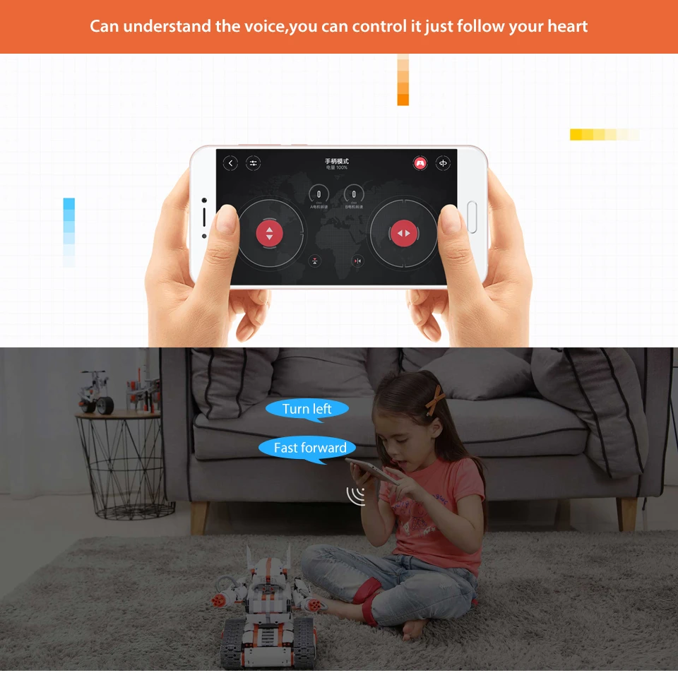 Xiaomi MITU робот строитель DIY строительные блоки РОБОТ Bluetooth 4,0 программируемый умный трек робот комплект