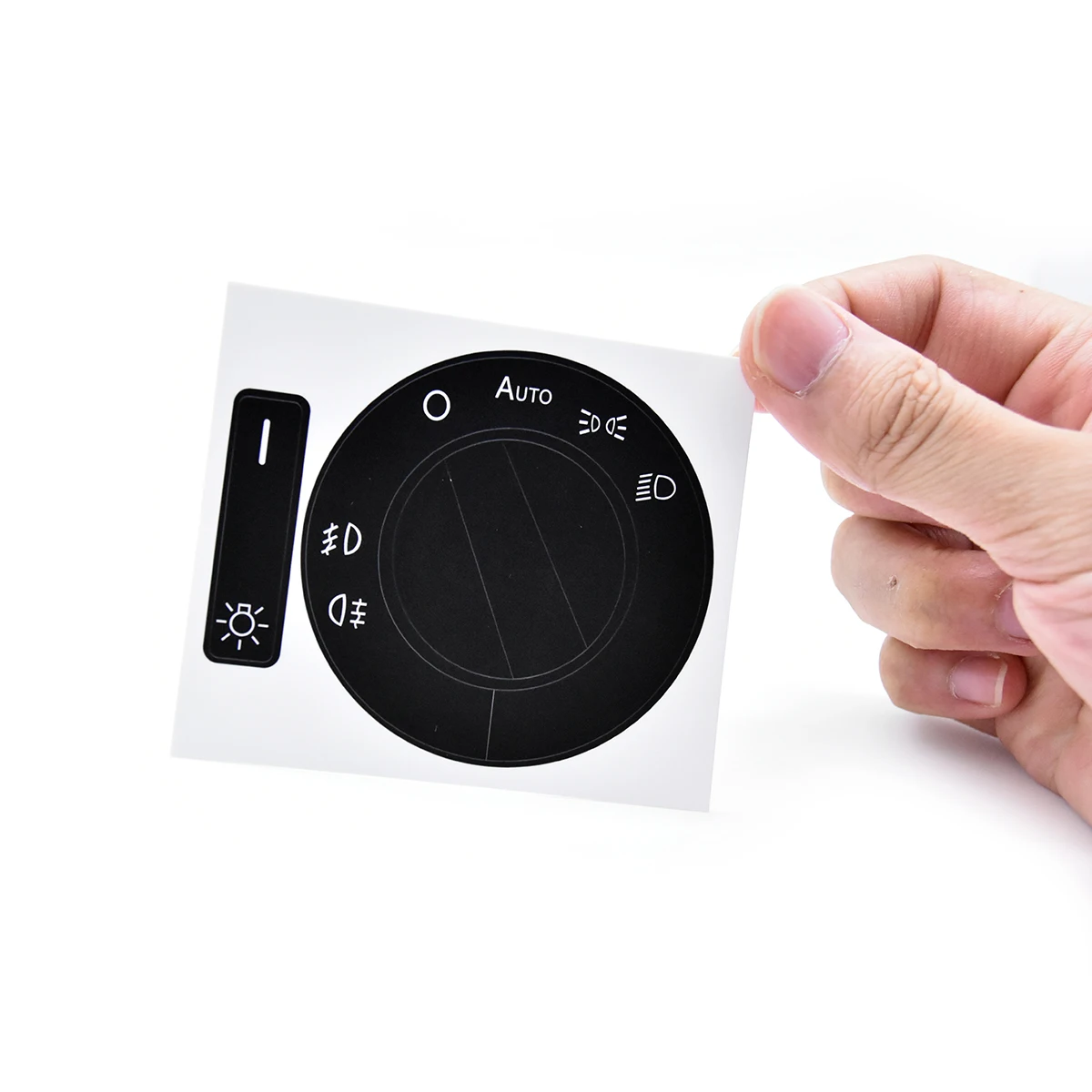 1 шт. наклейки для ремонта автомобиля фары стекло кнопка переключения набор VW