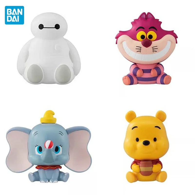 Bandai большая голова кукла 5 орнамент Dumbo Чеширский пух Baymax безшелковая Капсульная