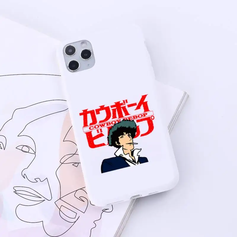 

cowboy bebop Manga Japan Phone Case Candy Color for iPhone 6 7 8 11 12 s mini pro X XS XR MAX Plus