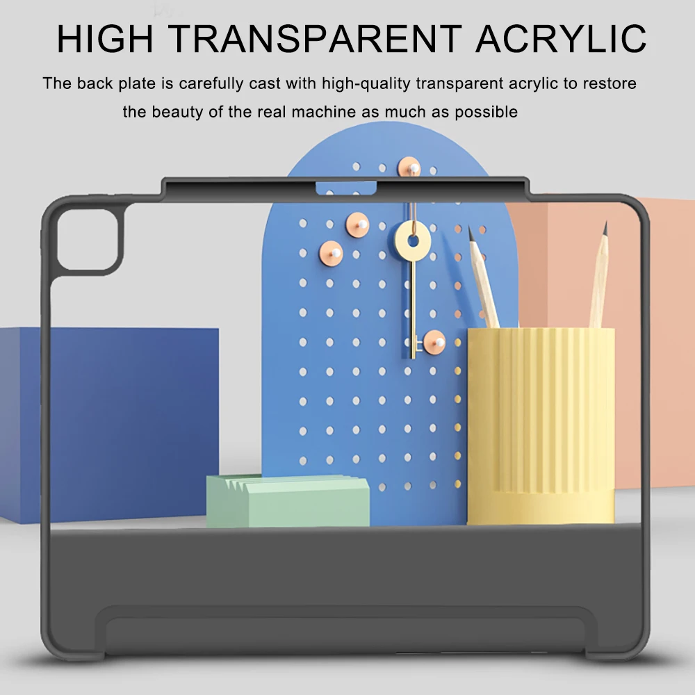 Силиконовый чехол с держателем для карандашей IPad Pro 12 9 11 дюймов мини-чехол