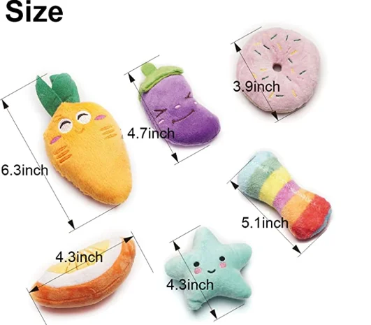 1 шт. плюшевая игрушка-пищалка для питомцев | Игрушки